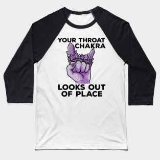 Yoga Chakra Brass Knuckles Funny Meditation Zen Statement Baseball T-Shirt